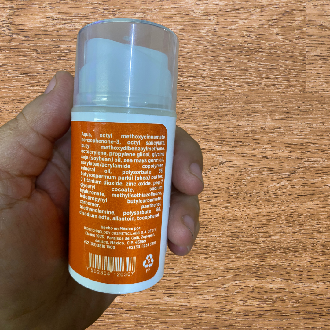 Protector Solar Lina face 50 Fps 50 ml. con Acido Hialurónico