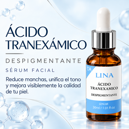 LINA Serum Ácido Tranexámico Despigmentante para Piel Luminosa y Hidratada 30ml Cuidado Facial Diario