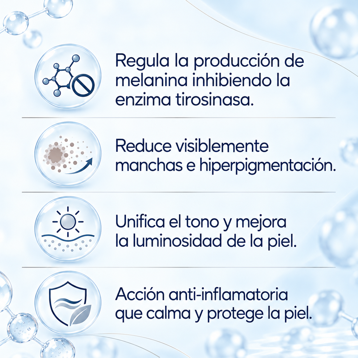 LINA Serum Ácido Tranexámico Despigmentante para Piel Luminosa y Hidratada 30ml Cuidado Facial Diario