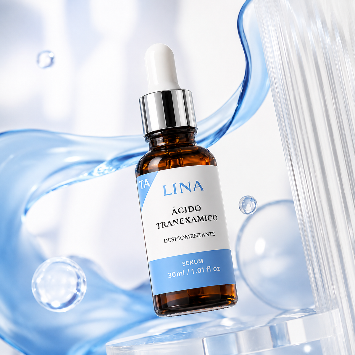 LINA Serum Ácido Tranexámico Despigmentante para Piel Luminosa y Hidratada 30ml Cuidado Facial Diario