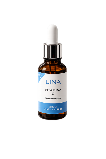 LINA Serum Vitamina C Antioxidante para Piel Luminosa y Radiante Fórmula Ligera y Rápida Absorción Cuidado Facial Diario